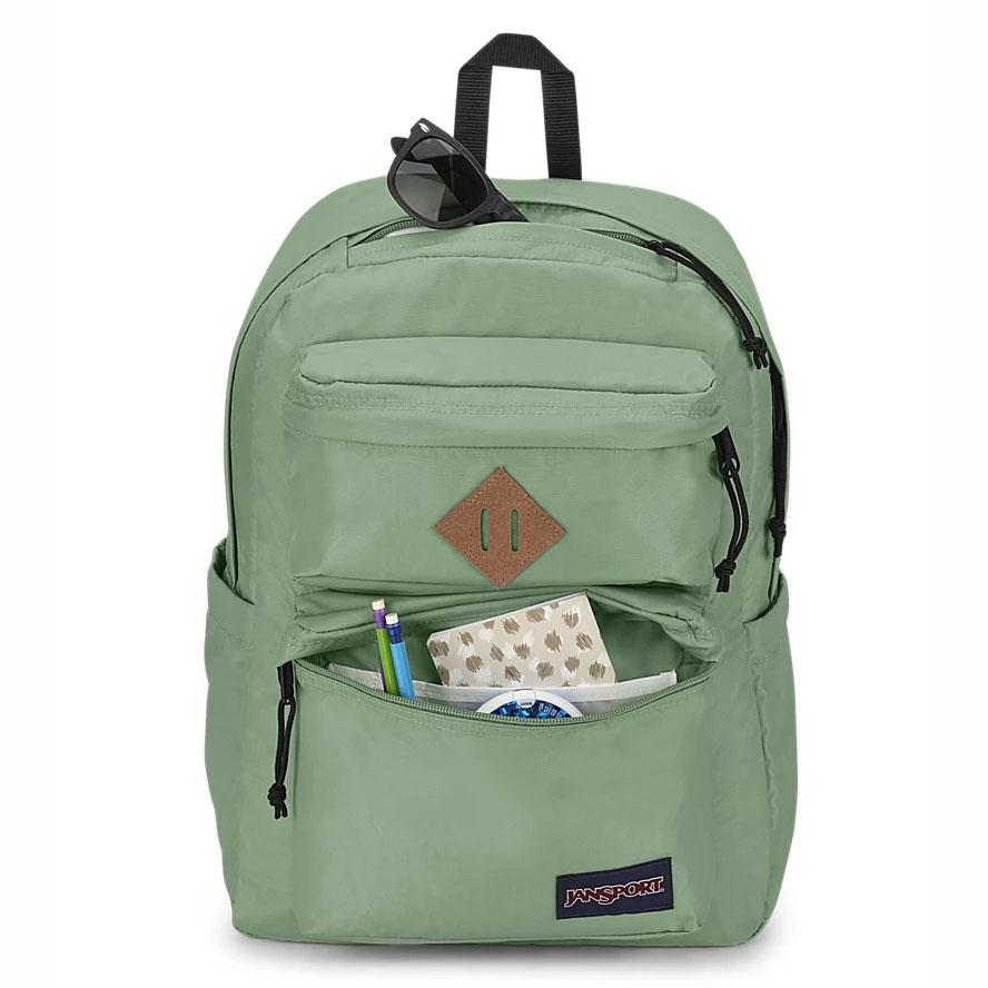 Sac à Dos Ordinateur JanSport Double Break Vert | FGJ-13822643